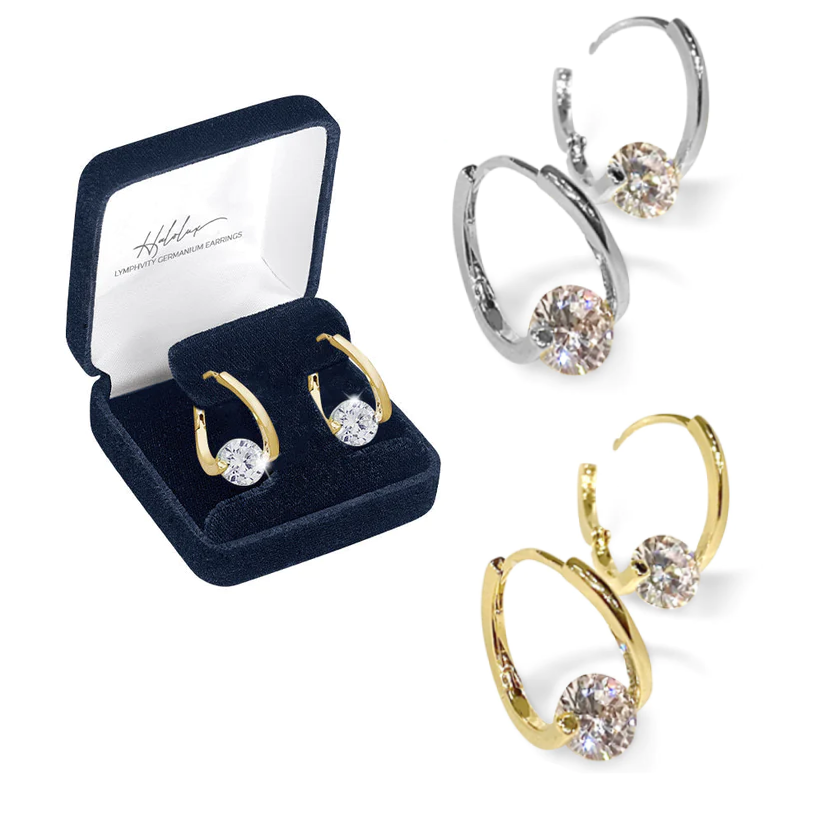 🔥LAST DAY SALE-80% OFF)Histone Lymphvitic MagneTherapy Germanium Earrings