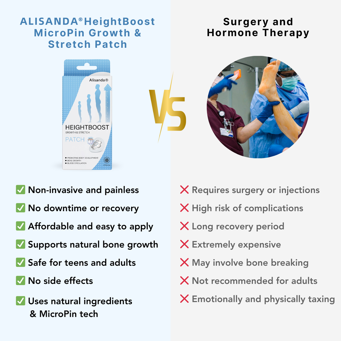 Alisanda®️ HeightBoost Growth & Stretch Patch