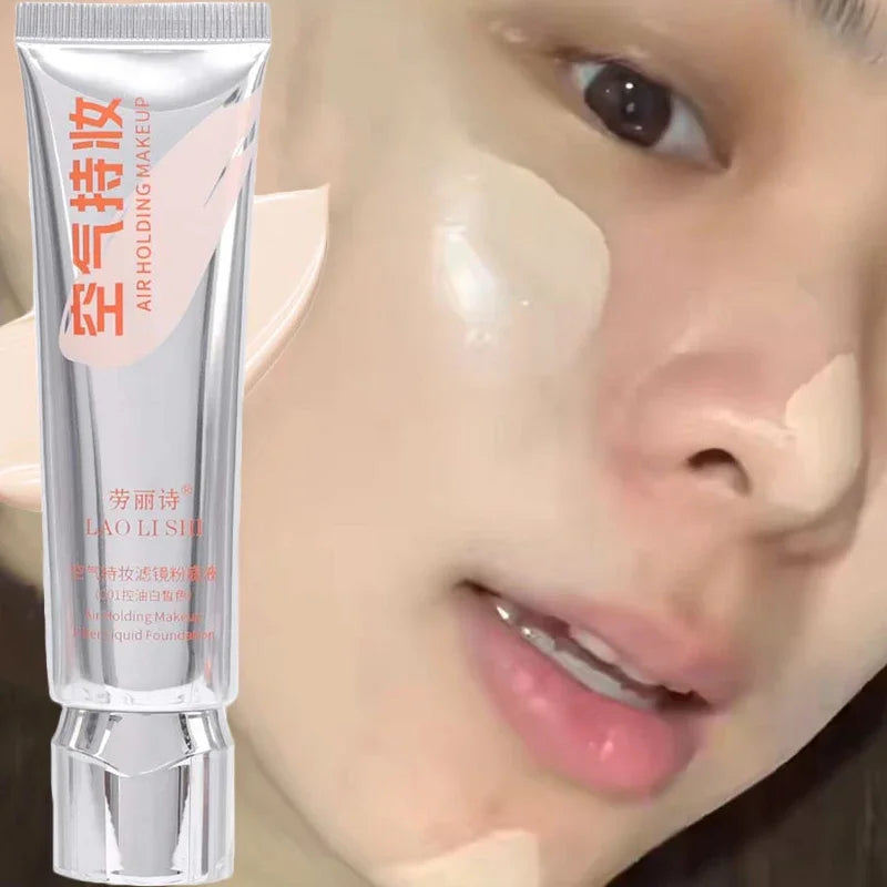 Liquid Oil Control Foundation Waterproof Lasting BB Cream Contouring Cosmetics Full Coverage Face Corrector Concealer Makeup