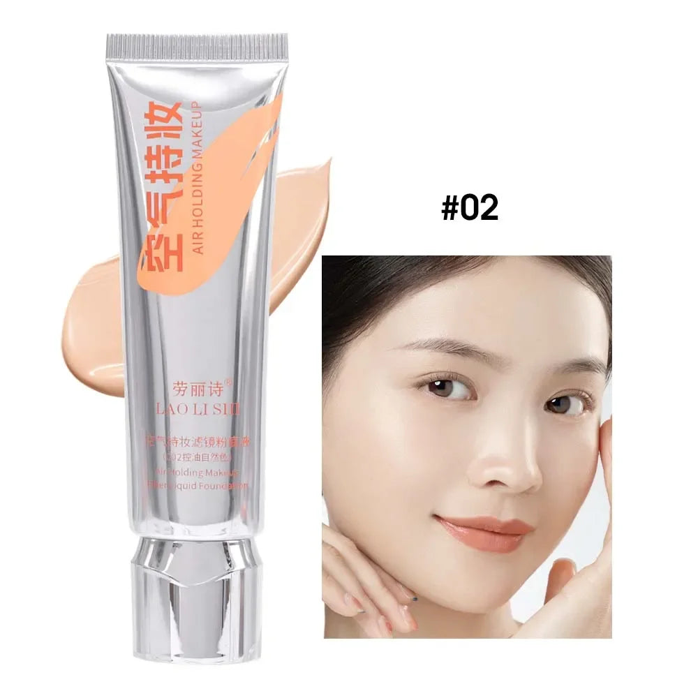 Liquid Oil Control Foundation Waterproof Lasting BB Cream Contouring Cosmetics Full Coverage Face Corrector Concealer Makeup