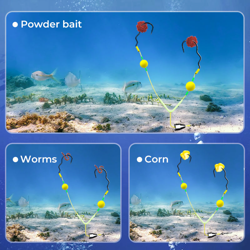 🔥🔥Buy 3 Get 2 Free 🎁 Reverse Bottom Fishing Rig Hook