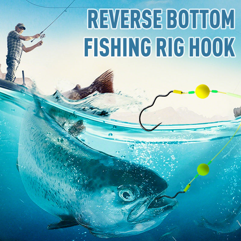 🔥🔥Buy 3 Get 2 Free 🎁 Reverse Bottom Fishing Rig Hook